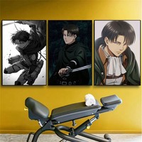 Anime A-Attack on T-Titan Poster No Framed Poster Kraft Club Bar Paper Vintage Poster Wall Art Painting Bedroom Study Stickers