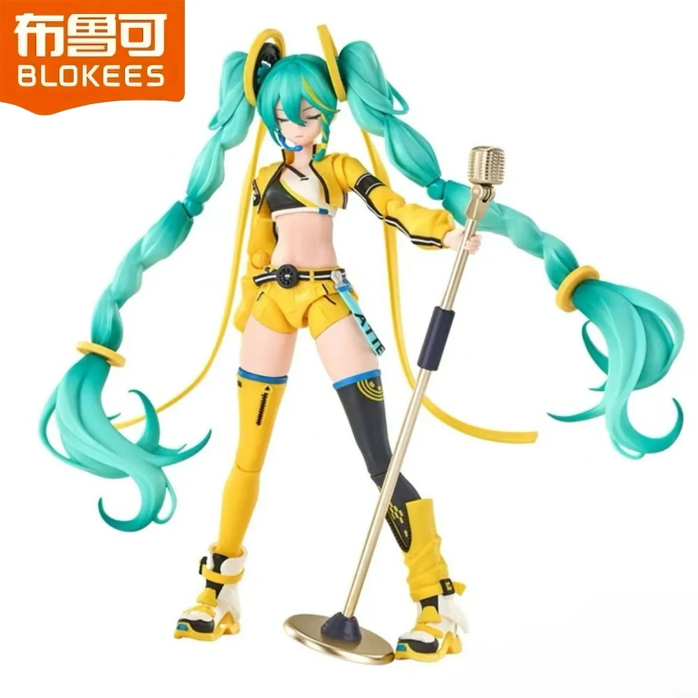 

НОВАЯ оригинальная фигурка Blokees Hatsune Miku Sakura Future Miracle Edition, сборная модель на заказ, аниме-фигурка, подарки на день рождения