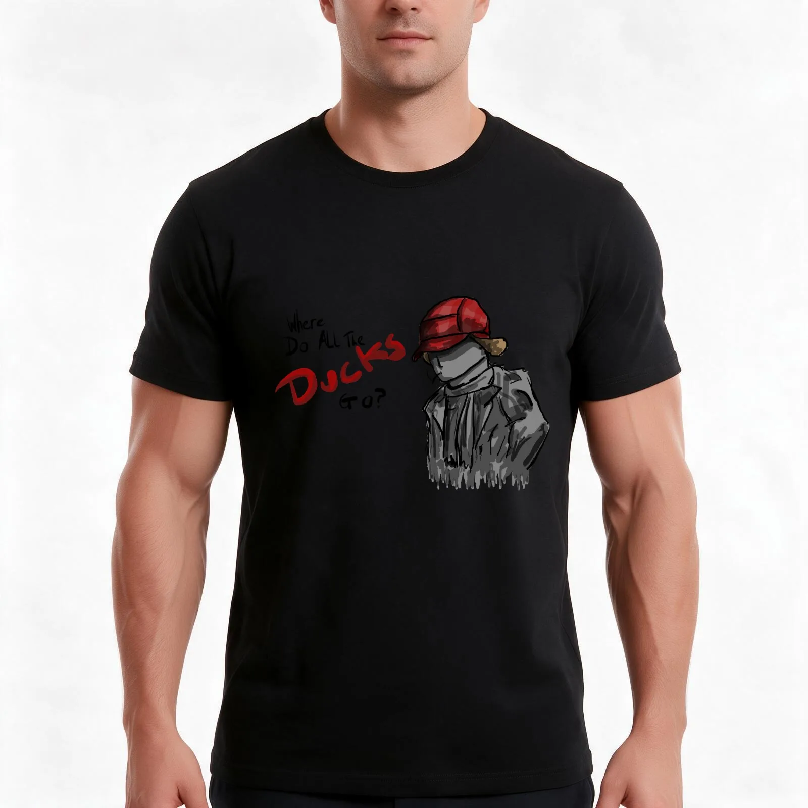 Catcher in the Rye T-Shirt, Summer Casual Cotton Tee, Oversized Streetwear Tops, Vintage Graphic Print, Loose Fit Short Sleeve