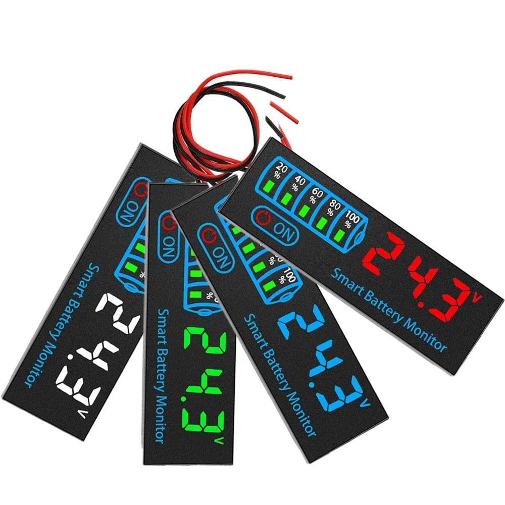 4Pcs Led Battery Ca…