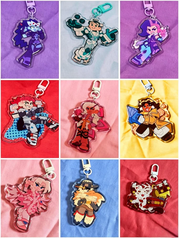 Overwatch Acrylic Keychains Collectible Bag Key And Backpack Decorations to Show Your Fan Pride view 3
