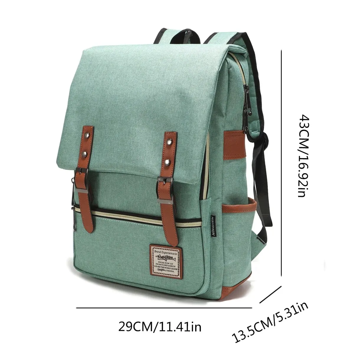 Slim Business Laptop Backpack Elegant Casual Daypacks Outdoor Sports Rucksack College Shoulder Bag for Men Women, Tear Resistant