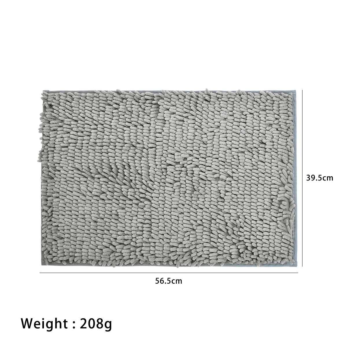 Anti-slip Bathroom Mat Microfiber Soft Bath Rugs Door Feet Mat Absorbent Doormat Kitchen Rug Shaggy Chenille Carpet