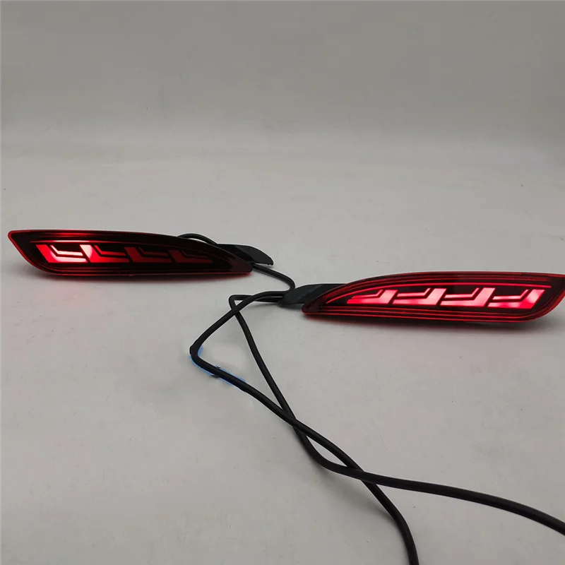 1Pair Rear TailIight LED Bumper Reflector Light for Mazda CX-5 CX5 Atenza Axela Hatchback 2022 Brake Turn Signal