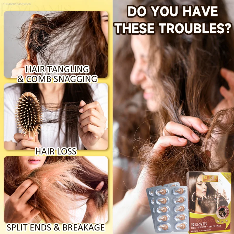 Hair Care Capsules—Nourish Hair For a Glossy, Smooth Finish; Fresh and Odor-Free.Fice Workers