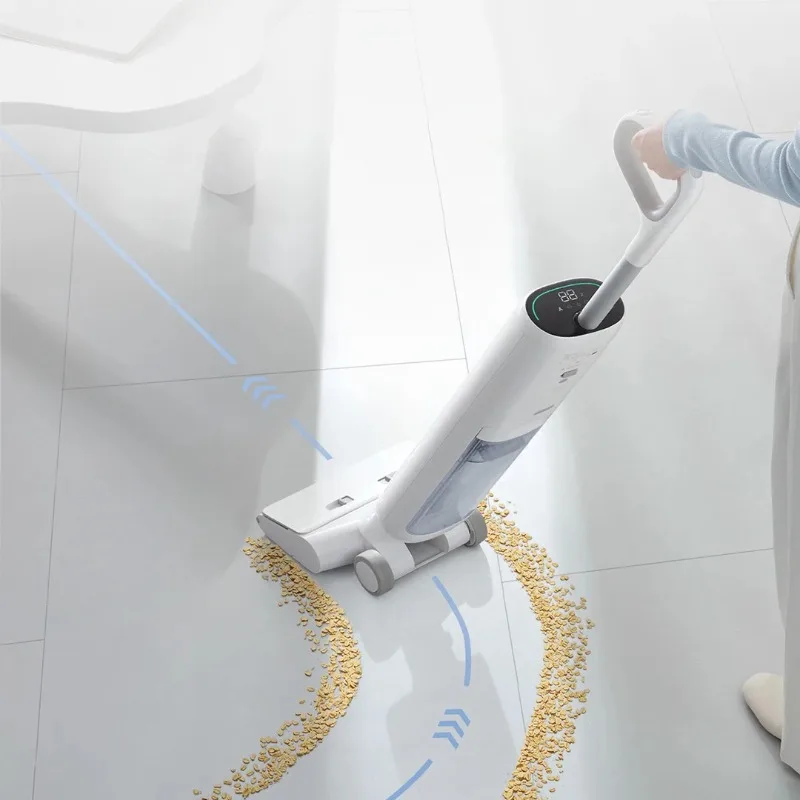 XIAOMI MIJIA Intelligent Handheld Vacuum Cleaner Wireless Floor Cleaner Self Cleaning Base Dry Wet Motor