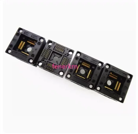 

Opentop ENPLAS OTQ-64-0.5-06 QFP64IC Aging Burn-in Block Programming Block Test BlockSocketstest bench