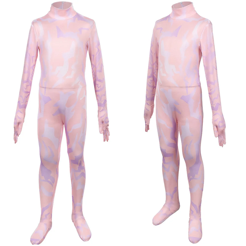 Kids Girls Demon Hunter of KPop Cosplay Rumi Children Top Pants Clothes Outfit Suits Party Disguise Halloween Costume Carnival