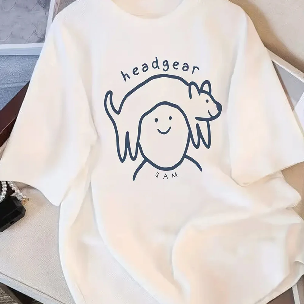 

Women's Short-Sleeve T-Shirt with Unique Design And Print New Loose-Fitting Style Summer 2025Flattering Tops