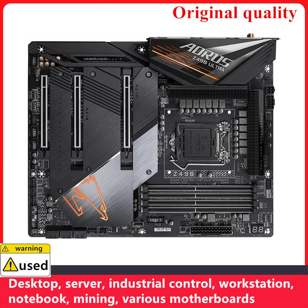 For Z490 AORUS ULTRA Motherboards LGA 1200 DDR4 128GB ATX Intel Z490 Overclocking Desktop Mainboard M.2 NVME III USB3.0