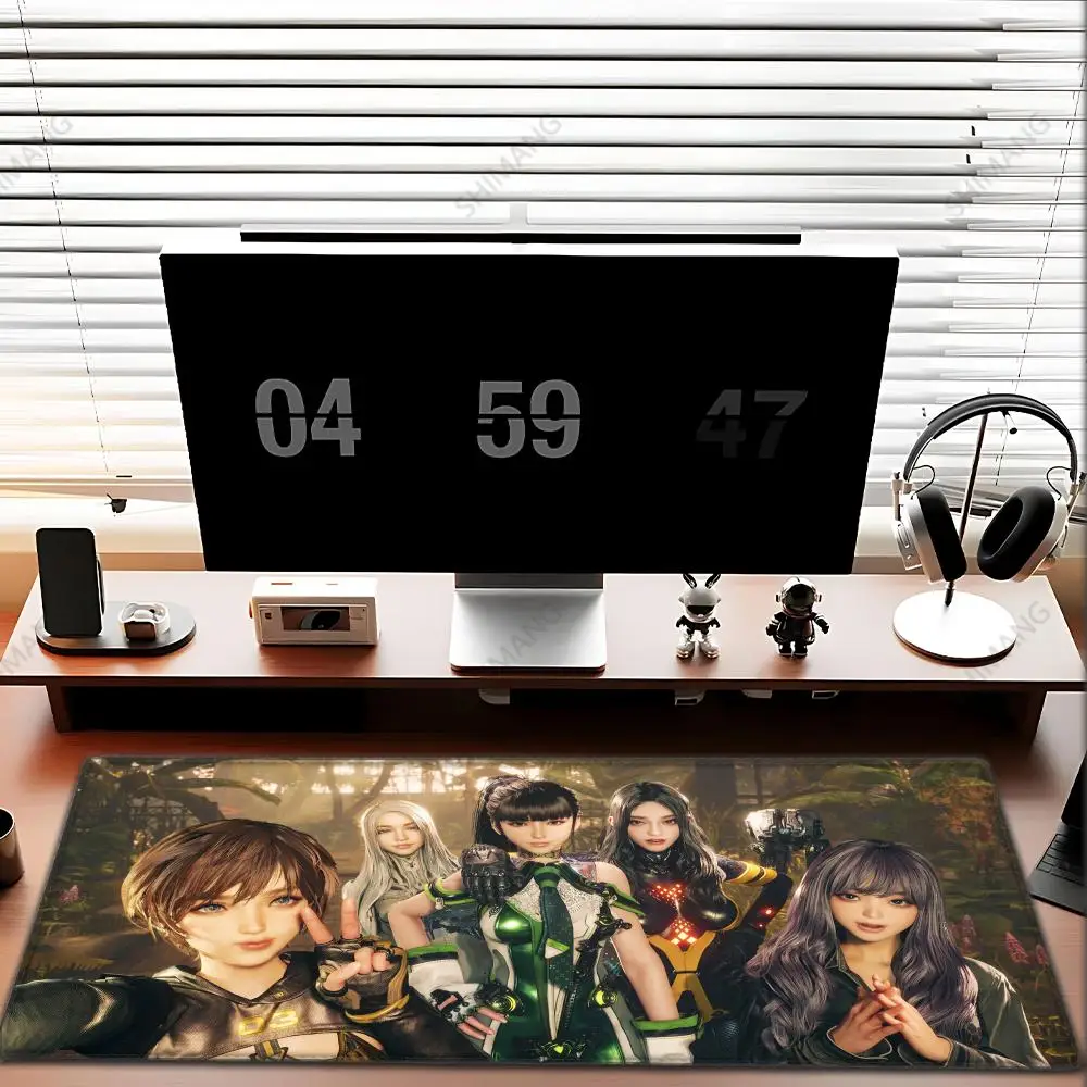 Mouse Pad Large rubber mouse pad with lock edge computer gamer HD Stellar Blade printing desk pad keyboard pad