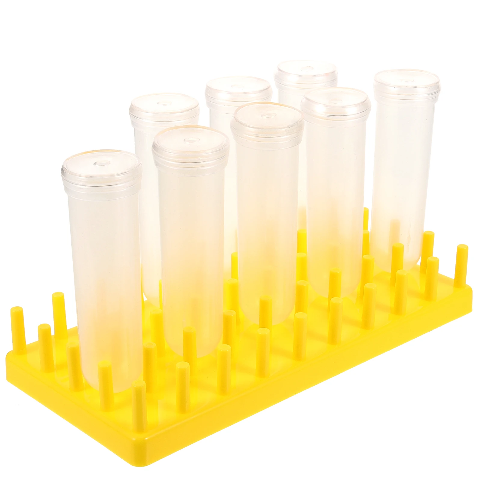 

1 set Plastic Flower Tubes Reusable Water Retention Pipes Plant Racks for Branches Floral Arrangements Test Tubes Storage Stand
