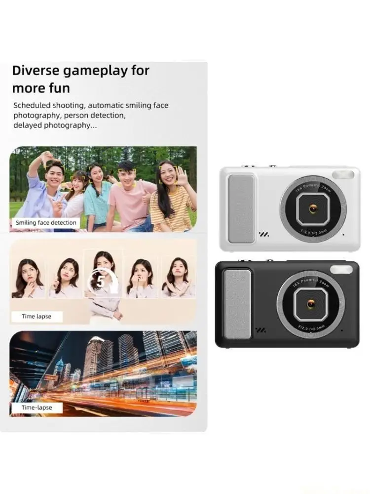 

M5TD Portable 4K Video Camera Featuring 50MP Sensoring and AntiShake Technology