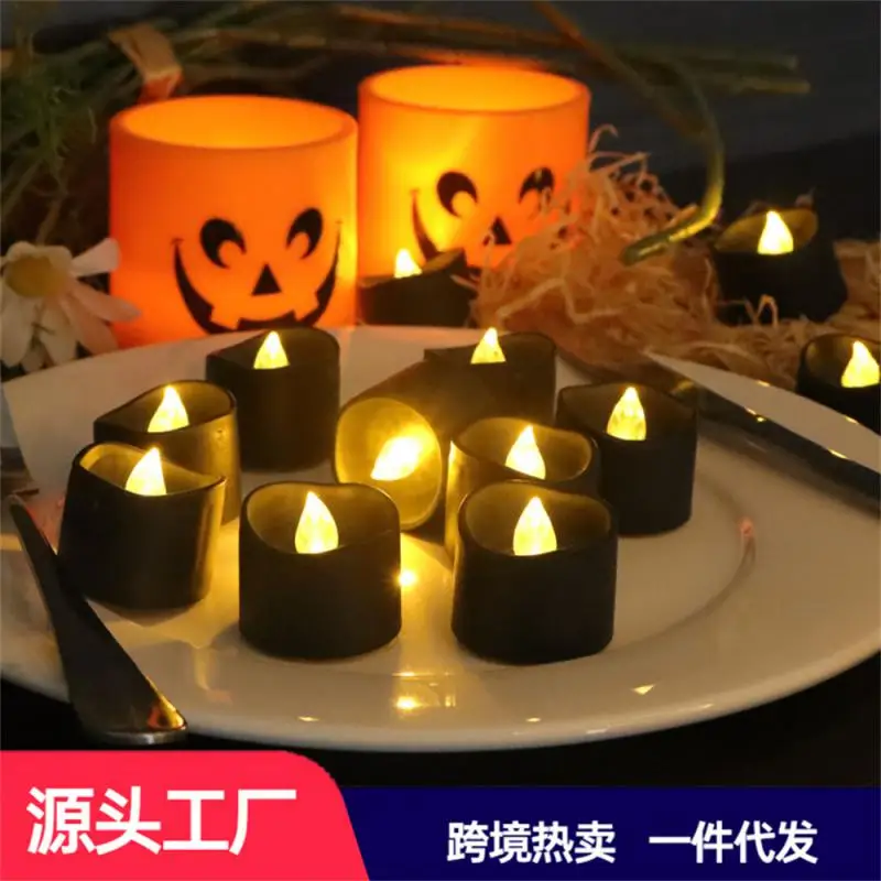 

Flameless LED Candle Lights Creative Wishing Led Tea Lamp Warm White Halloween Wedding Christmas Decoration Candle Light