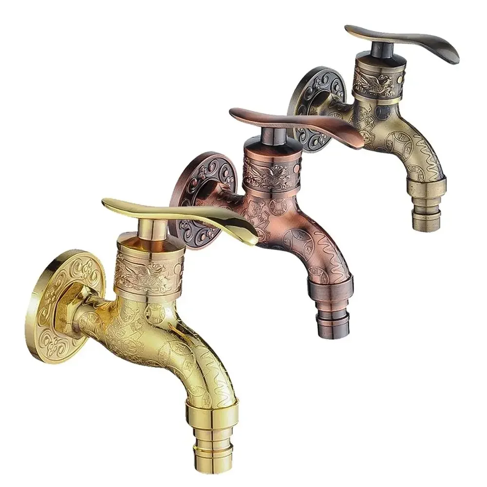 

Антикварный быстрый открытый смеситель, металлический винтажный стиль, швабра для бассейна, холодный кран, насадка для унитаза, разъем для смесителя для стиральной машины