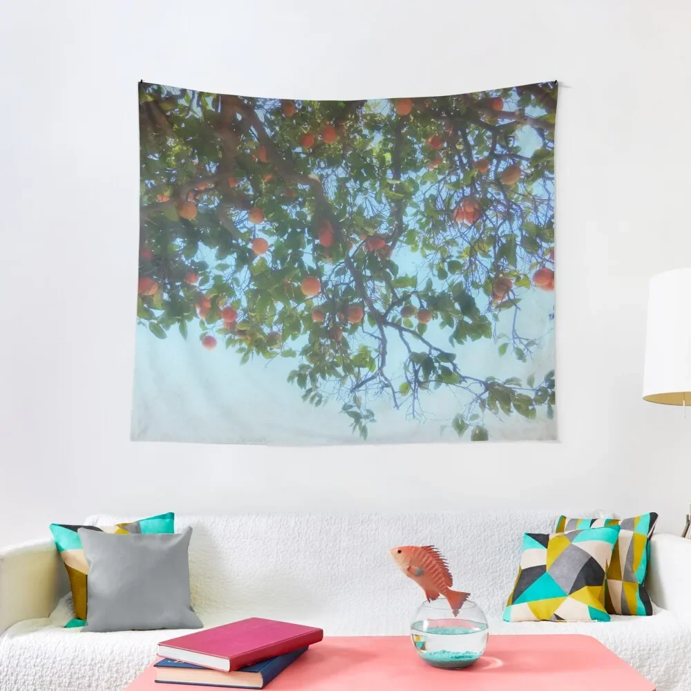 Underneath The Orange Tree Tapestry Room Decor Korean Style Decoration For Home Room Ornaments Home Decorating Tapestry