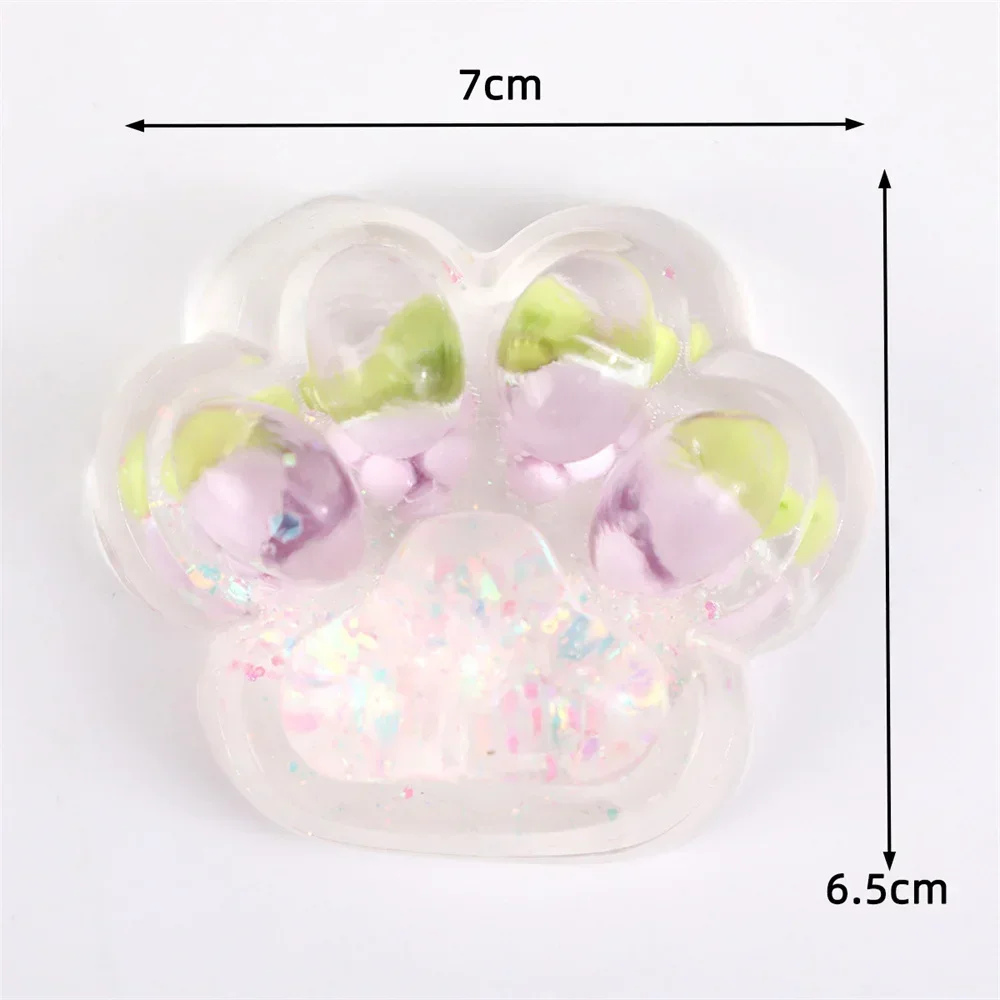 السماء المرصعة بالنجوم القط الكبير باو اسفنجي تململ لعبة لينة انتعاش بطيء لعبة لتخفيف الضغط قرصة الضغط هدية القط مخلب لعبة الضغط