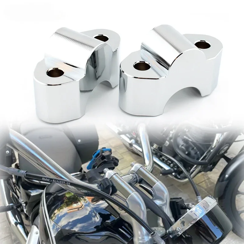 

Motorcycle Handlebar Risers CNC Aluminum Alloy 15mm Height Extension For BMW R18 R 18 2020 2021 2022 2023