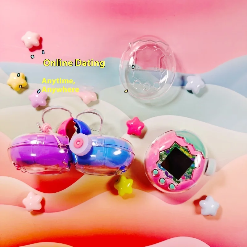 متوفر في المخزون حافظة حماية الحيوانات الأليفة الإلكترونية من Tamagotchi Paradise حافظة حماية صلبة لهاتف جمع الألعاب هدية