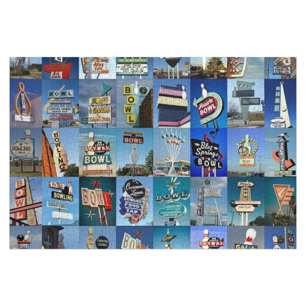 

Bowling Jigsaw Puzzle Customizable Child Gift Personalised Name Puzzle