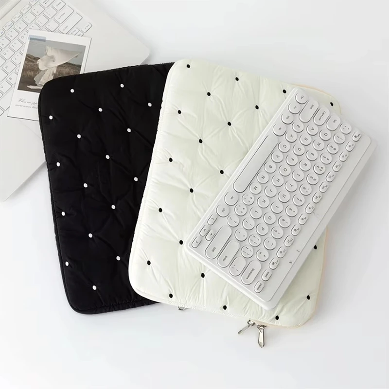 A74E-Portable Laptop Case With Zipper Laptop Storage Bag Computer Carrying Bag For /Ipad/Samsung