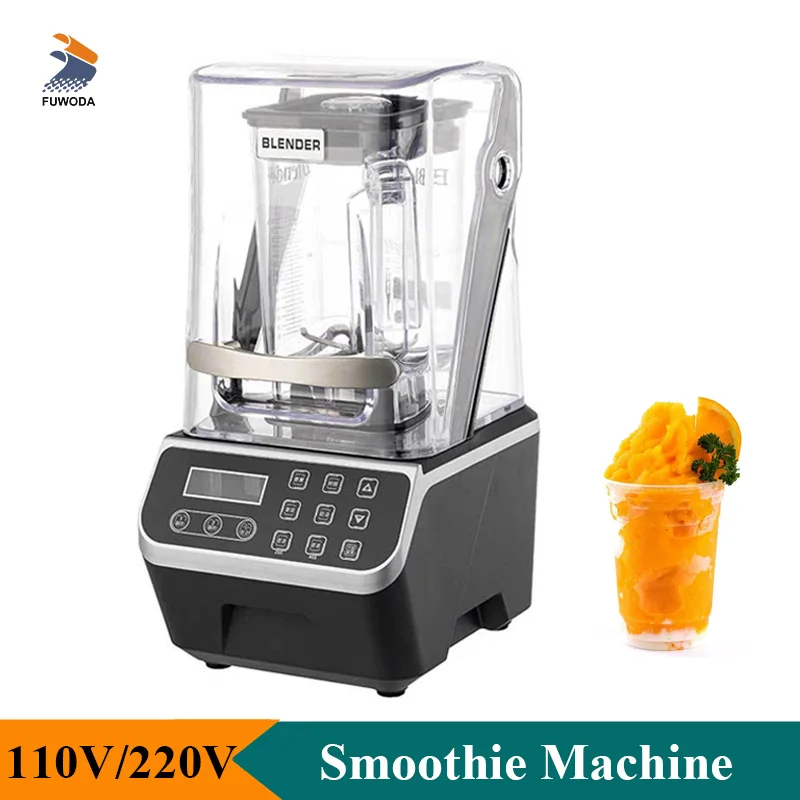 110V 220V Fruit Smoothie Maker Blender 1500ML Smoothies Cup Multifunctional Grinder With Cover Commercial Food Processor