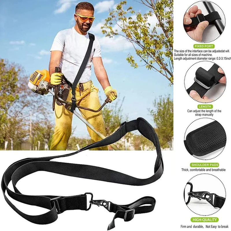 Shoulder Strap Trimmer Strap Blower Strap Weed Wacker Strap Universal For EGO String Trimmer, Weedeater Leaf Blower