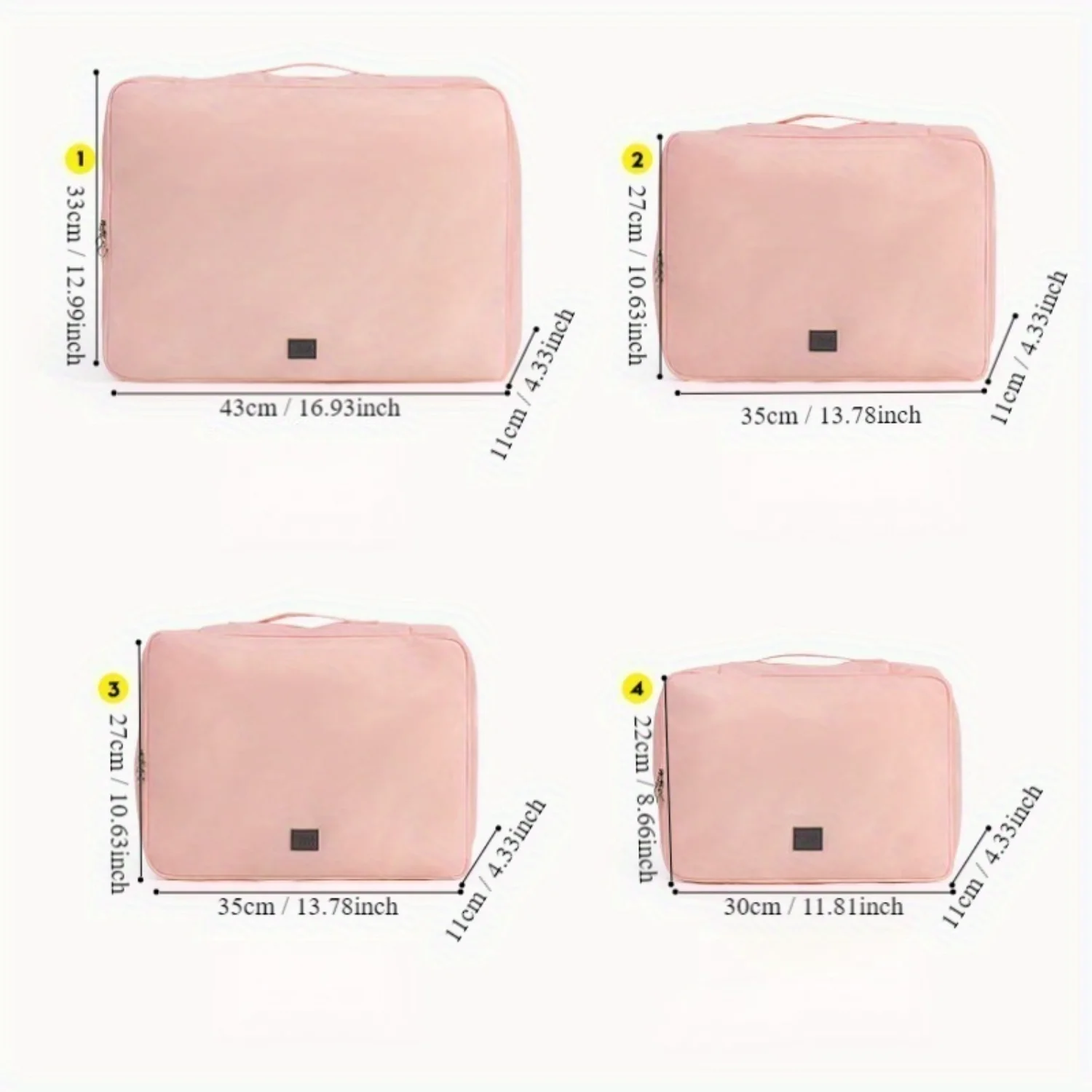 7pcs/set Travel Clothes  Bag, Underwear Lingerie Bra Organizer, Packing Cube For Makeup Toiletry