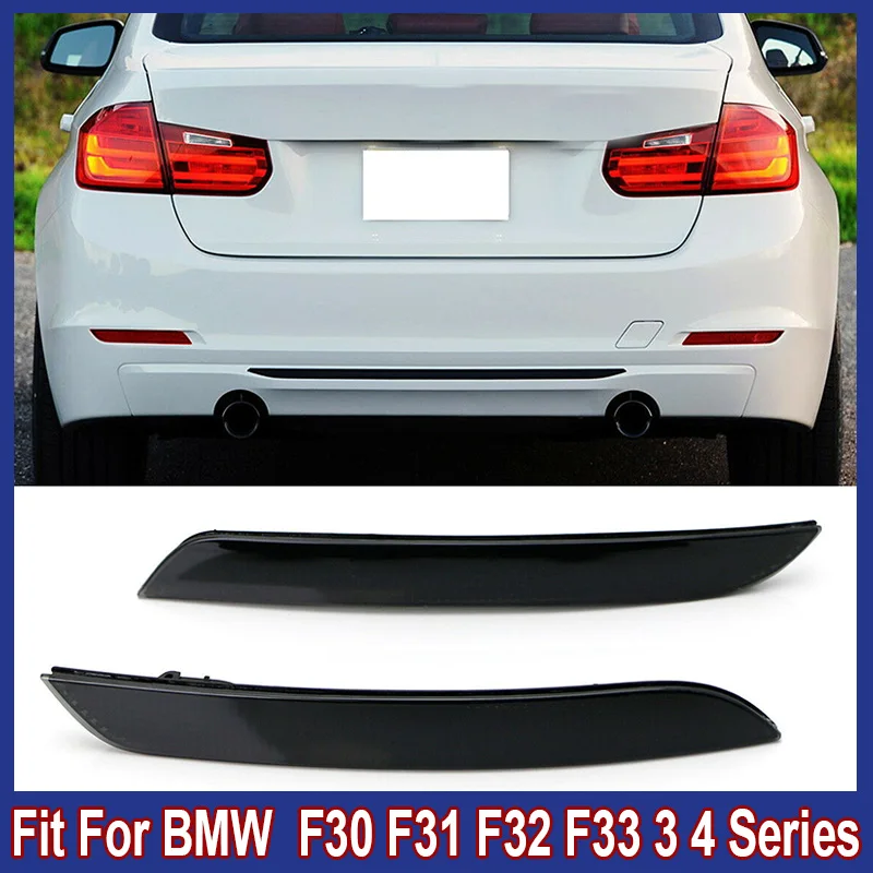 For BMW Reflective Strips Car Accessories Rear Bumper Reflector Tail Brake Warning Stop Light Fit F30 F31 F32 F33 3 4 Series