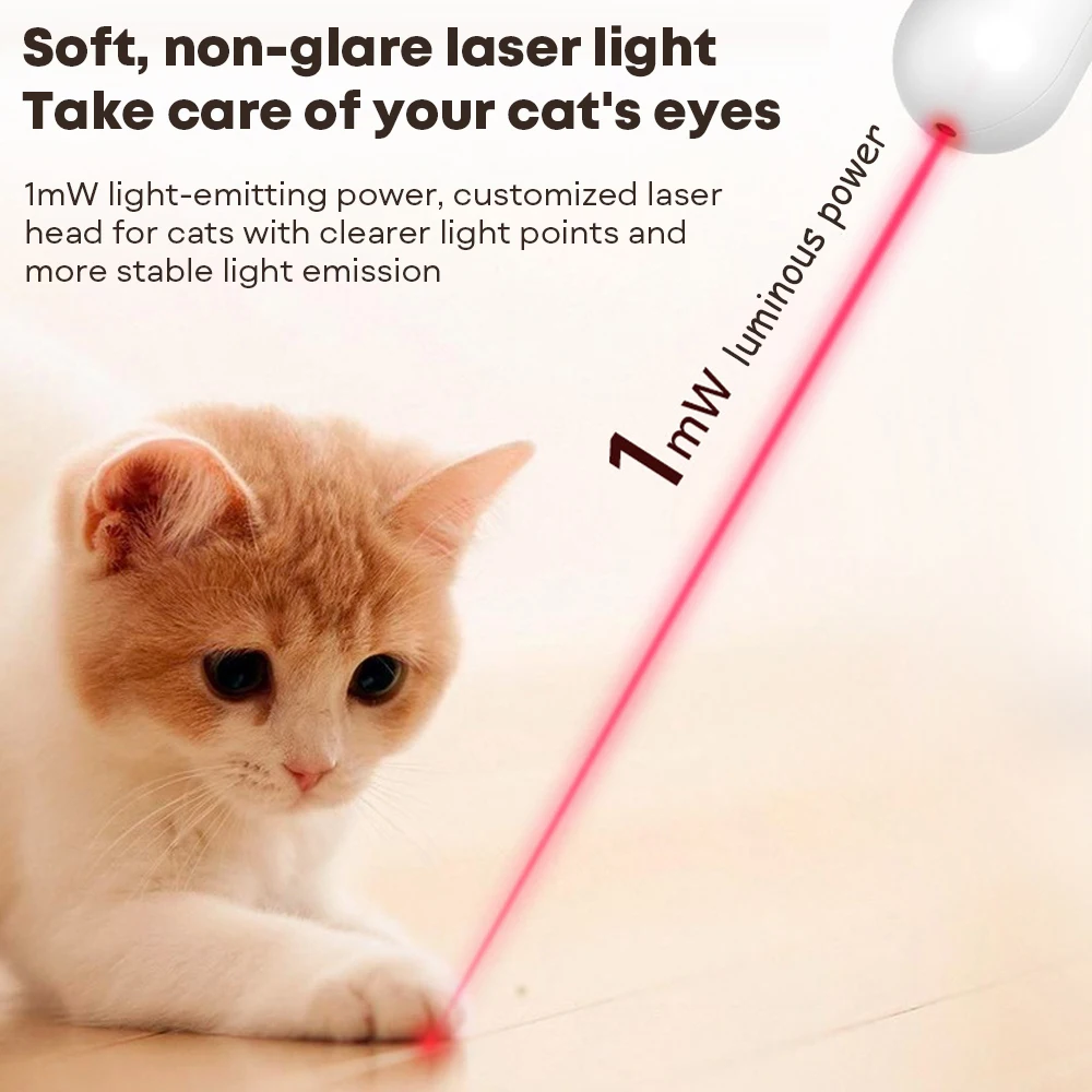 Interactive Cat Toys Retractable Cat Stick Toy For Kitten Playing Cat Laser Teaser Wand Pets Supplies Products Cat Accessories