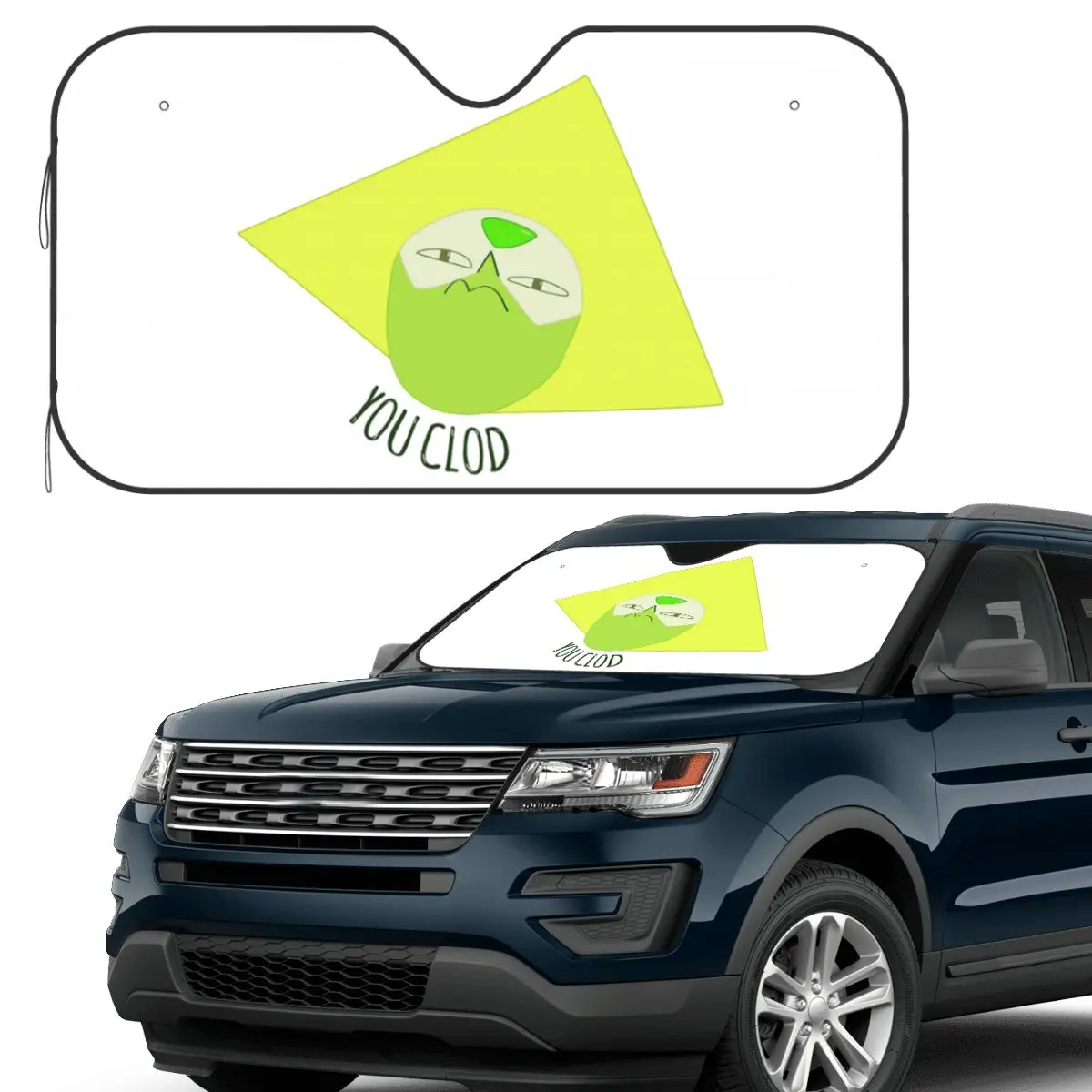 

You Clod Peridot Steven Universe Sunshade Windscreen Car Front Windshield Window Sun Visor Accessories Covers