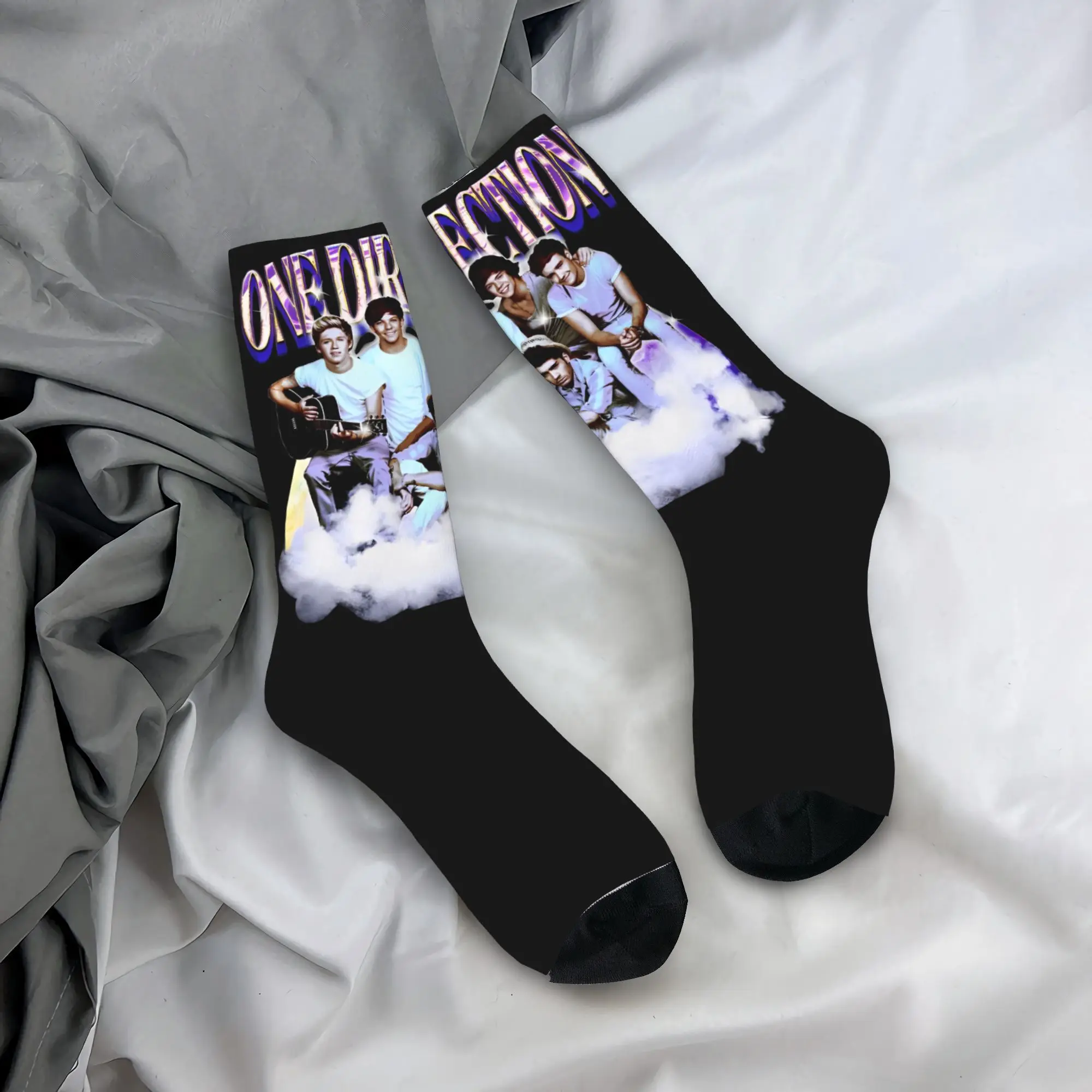 

Ones Rock Band Stockings Men Socks Soft Breathable Korean Socks Spring Skateboard Anti Skid Graphic Socks Gift Idea