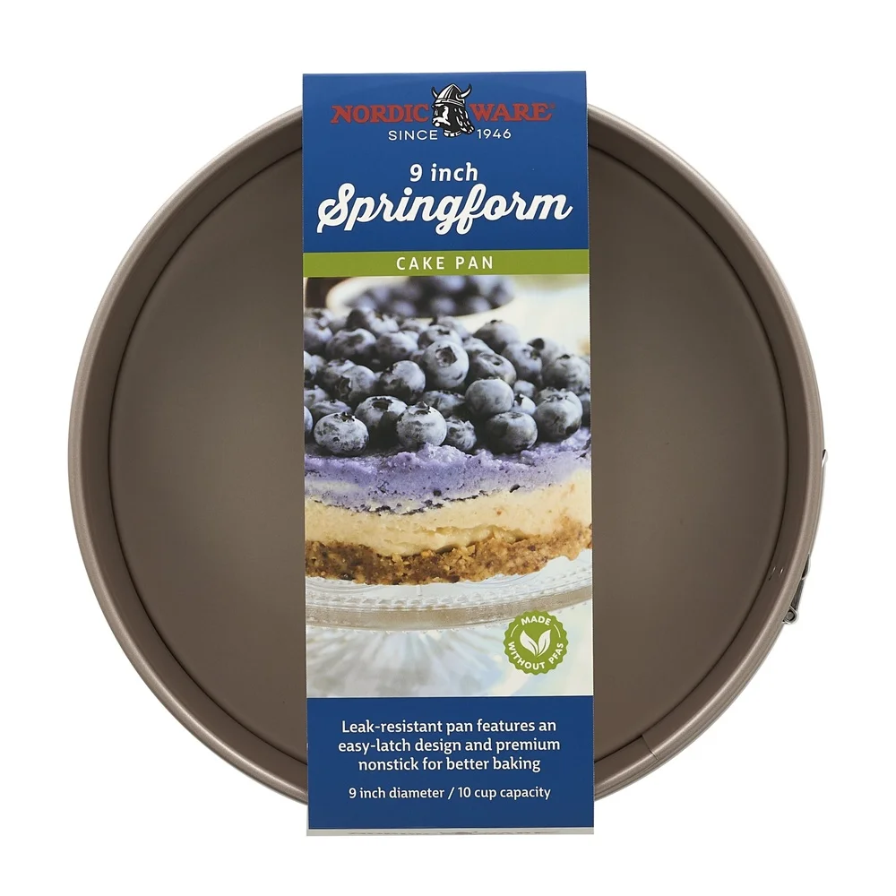 テフロン加工スプリングフォームケーキパン 9 インチ炭素鋼漏れ防止取り外し可能なリングチーズケーキ層状デザート簡単リリース