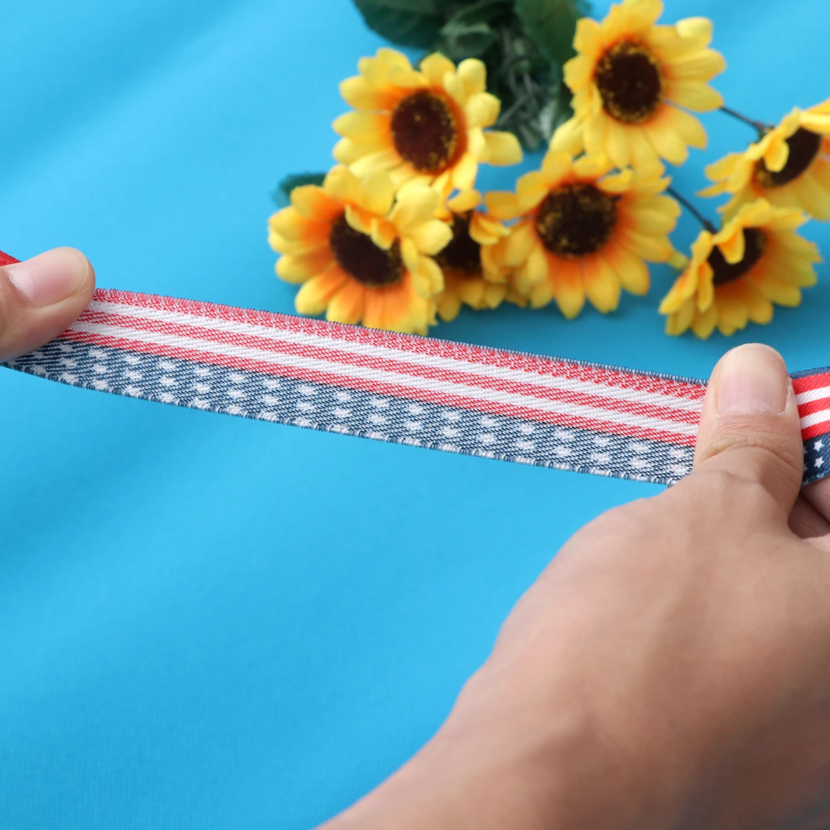 

Elastic Clip on Suspenders Flag Printing Adjustable Unisex Fashion Pants Holder Strong Clamps Comfortable Elasticity for Jeans