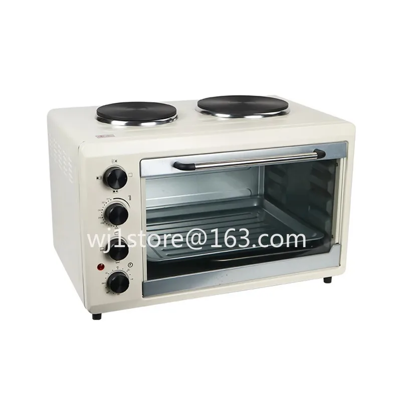 Versatile 48L Luxury Portable Electric Oven and Air Fryer and Toaster for Home Use with Visual Window
