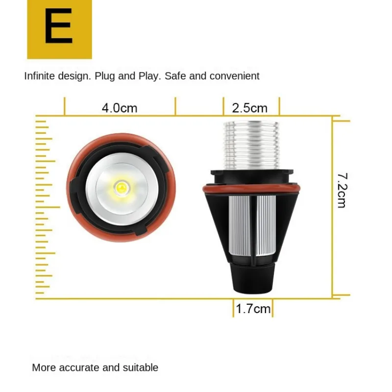 Auto Scheinwerfer Geeignet für E39 E60 E61 E63 E65 E83 E53 Led Auto Lampe Scheinwerfer Dekoration Änderung Lampe