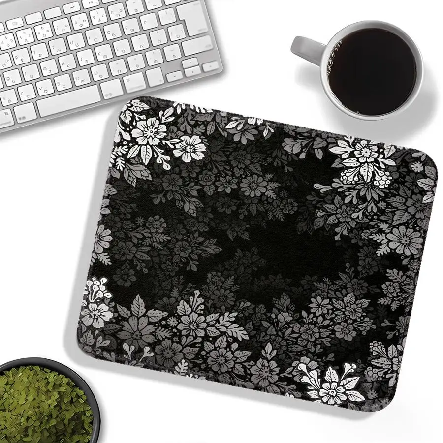 Depth Of Field Flower Mouse Pad Game Console Pad office Pad Keyboard Mouse Pad Desk accessories Computer Laptop Pad Waterproof