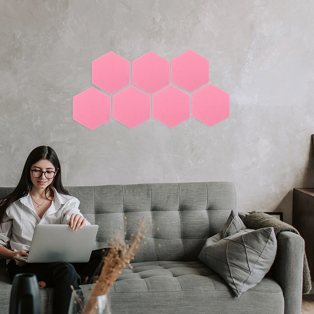 10 قطعة ورأى عازلة للصوت جدار ديكور 30X40 سنتيمتر لمكتب المنزل المدرسة مفتاح حامل قناع المنظم لوحة الإعلانات عرض إشعار الرسائل #1