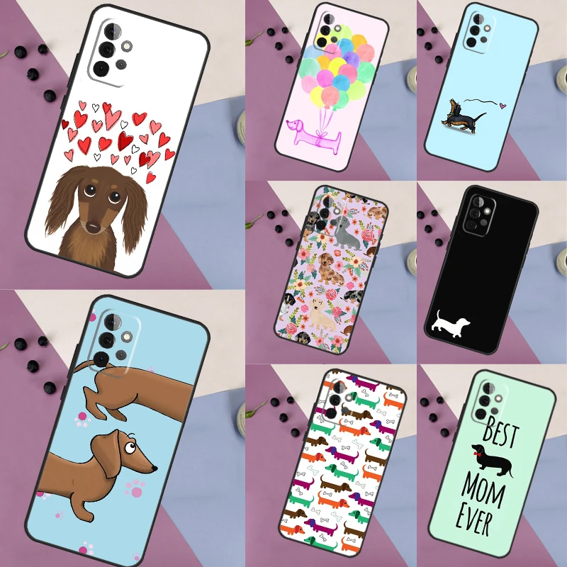 Dachshund Teckel Dackel Dog For Samsung Galaxy A53 A33 A23 A13 A14 A24 A34 A54 A52 A32 A22 A12 A51 A71 A25 A15 Case