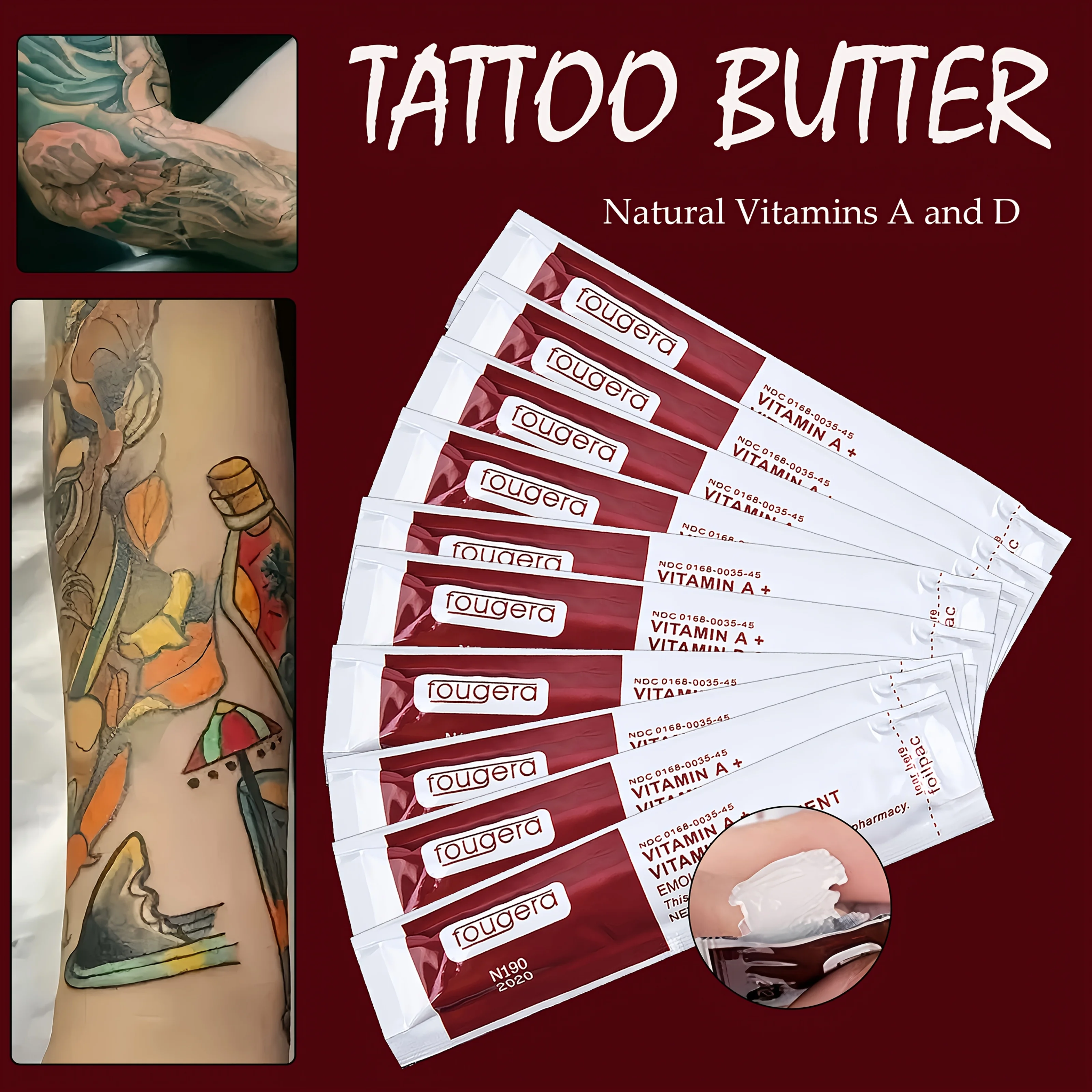 Vitamina Unguento A&D Anti Cicatrice Per Tatuaggi Permanenti Microblading Corpo Sopracciglia Labbra Trucco Aftercare Riparazione Crema Guarigione