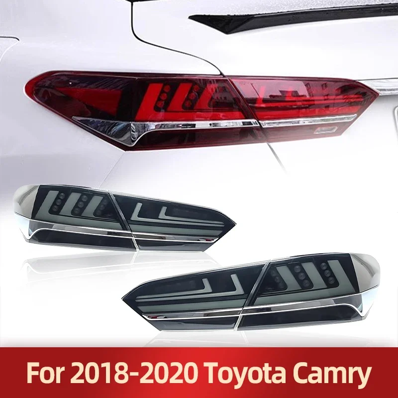 Автомобильные светодиодные фары для Toyota 8-го поколения Camry XV10 XV XV20 XV30 XV40 XV50 XV70 2018-2020, модифицированные светодиодные фары в сборе