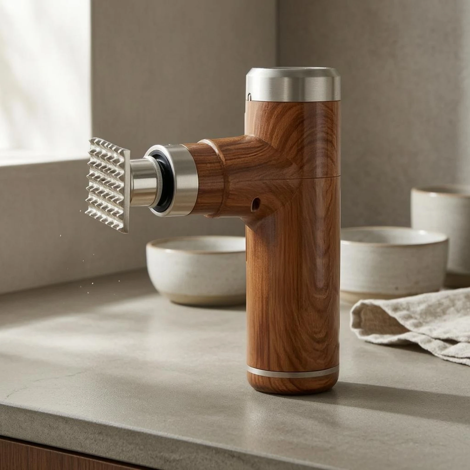 Electric Meat Tenderizer Metal Handheld Meat Tenderizer Kitchen Utensil Polished Cooking Gear Heavy Duty