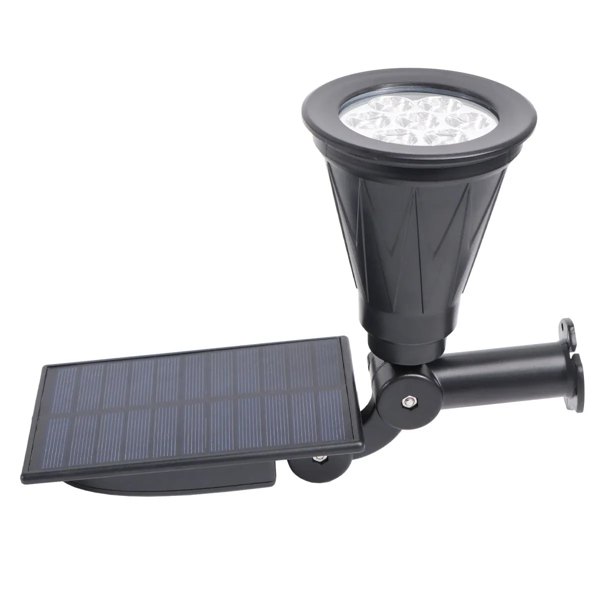 5 واط الشمسية أضواء الحديقة في الهواء الطلق حديقة الأضواء مقاوم للماء التوصيل الأرضي إضاءة المناظر الطبيعية لساحة مسار سطح السفينة سياج دافئ #2