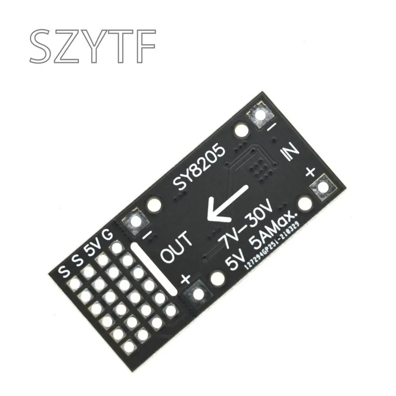 DC 7V-30V to 5V MP2482 SY8205 Step-down Module Servo Power Driver Board 6 Channel Power Supply Module for Arduino Raspberry Pi