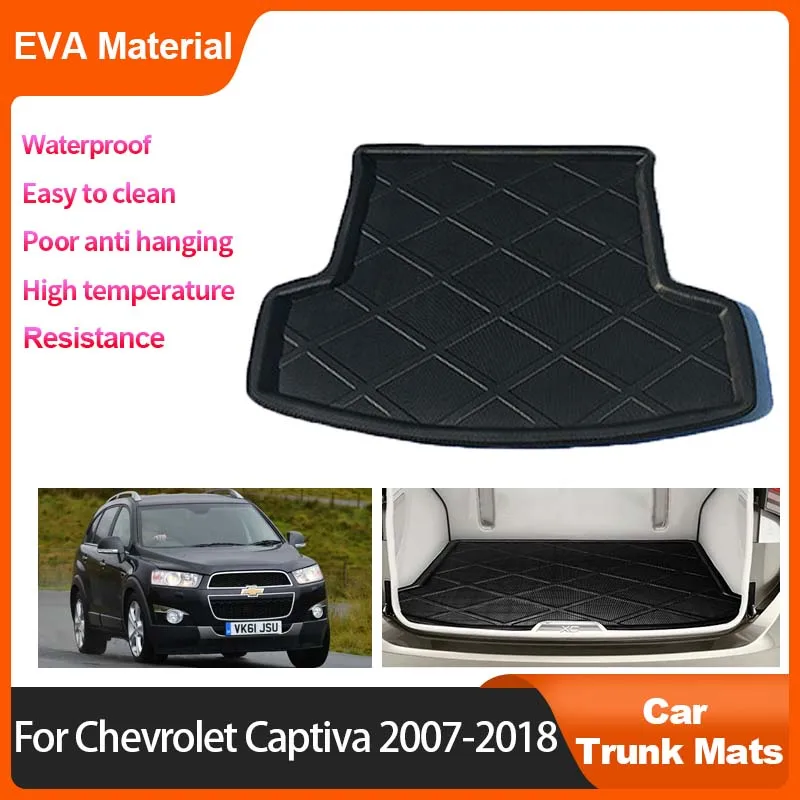 

Car Trunk Mat For Chevrolet Holden Captiva C100 C140 Daewoo Winstorm 2007-2018 5 Seats Waterproof Protective Storage Pad Carpet