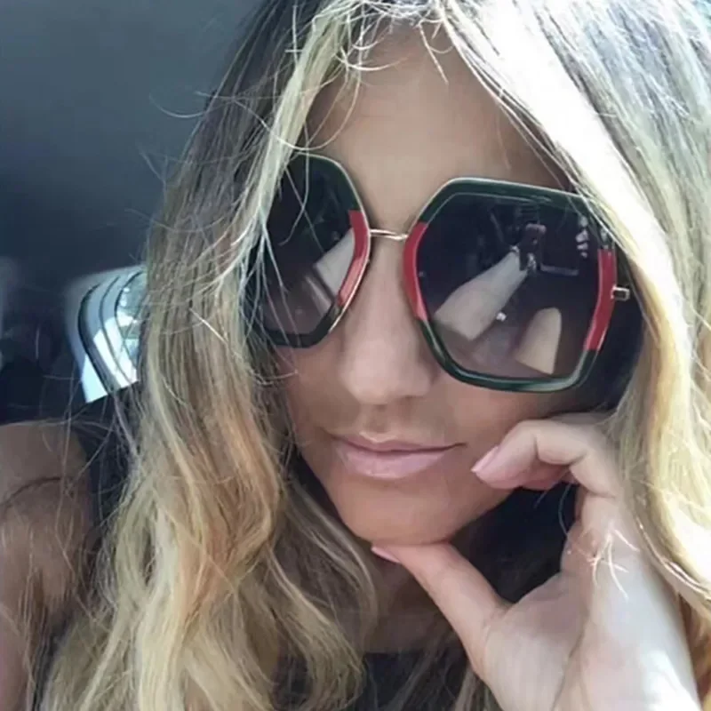 NEW Oversized Square Sunglasses Women Luxury Brand Designer Vintage Sunglass Fashion Big Frame Sun Glasses UV400
