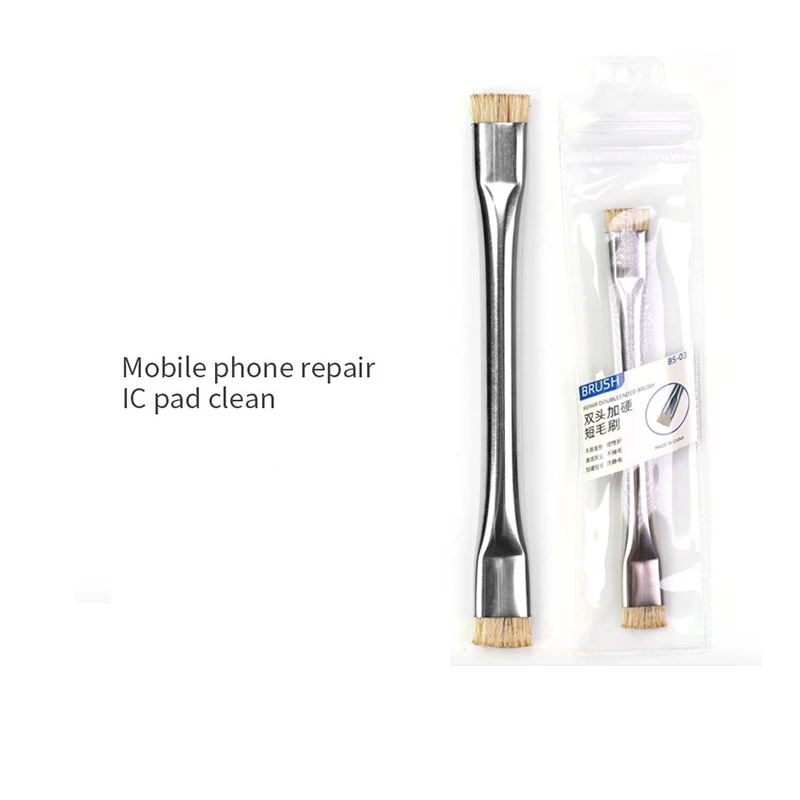 

BS-03 Mobile Phone Repair IC Pad Clean Brush Anti-Static Motherboard PCB Cleaning Brush for Mobile Phone Repair Tools