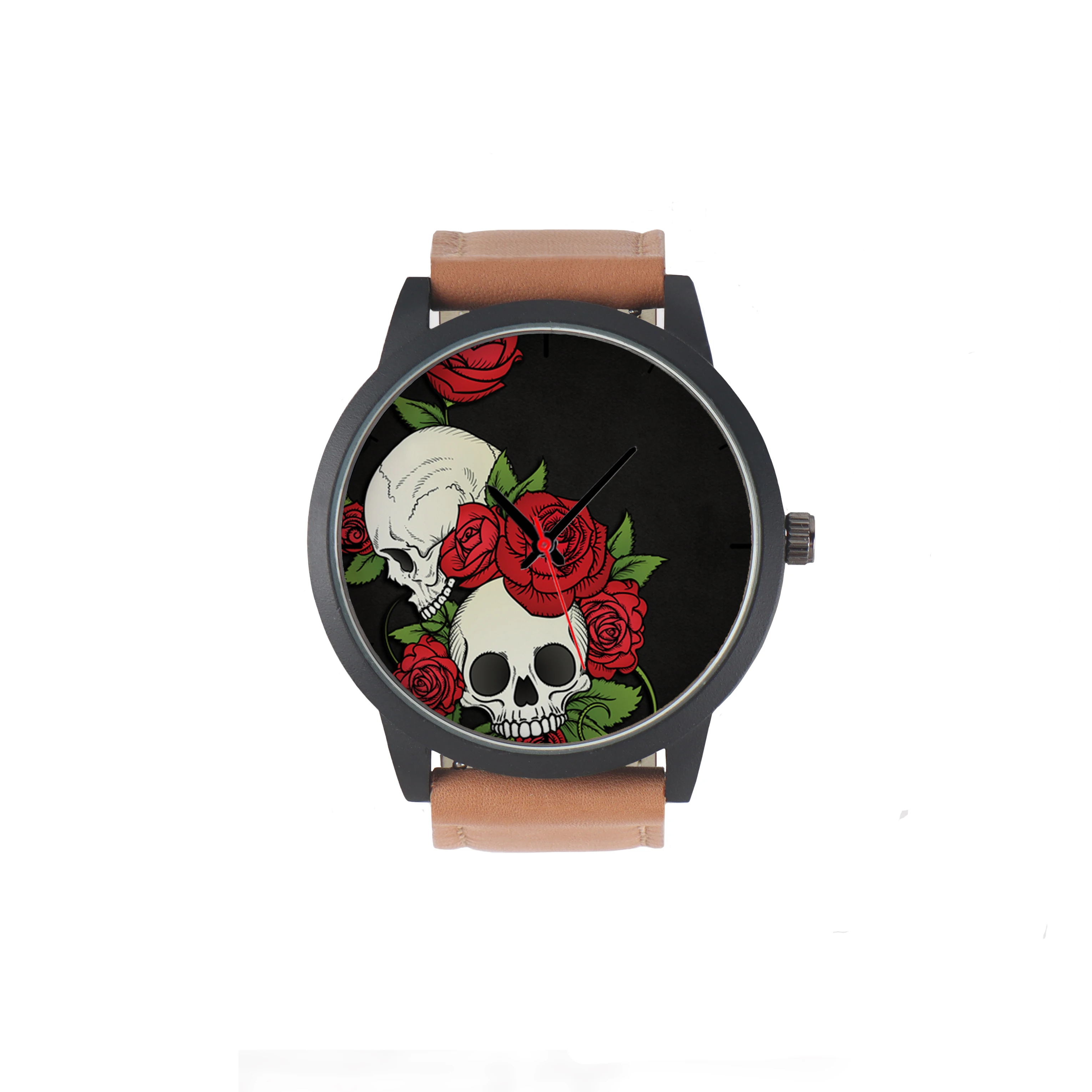 Factory Direct Skull Rose Flower Pagani Design DIY Dial Fashionable Cool Gifts For Lovers Couples Men's Quartz Wrist Watch