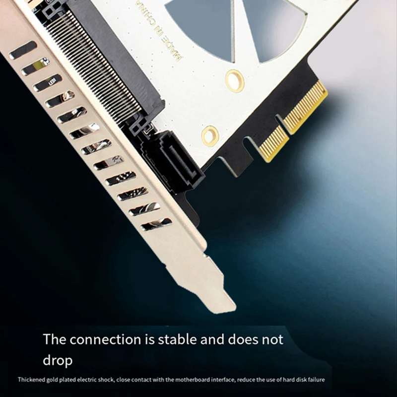 U.2 SSD To PCIE4.0 Riser Card PCI Express 4.0 X4 X8 X16 SFF-8639 Expansion Card As Shown For Windows8/10/Linux