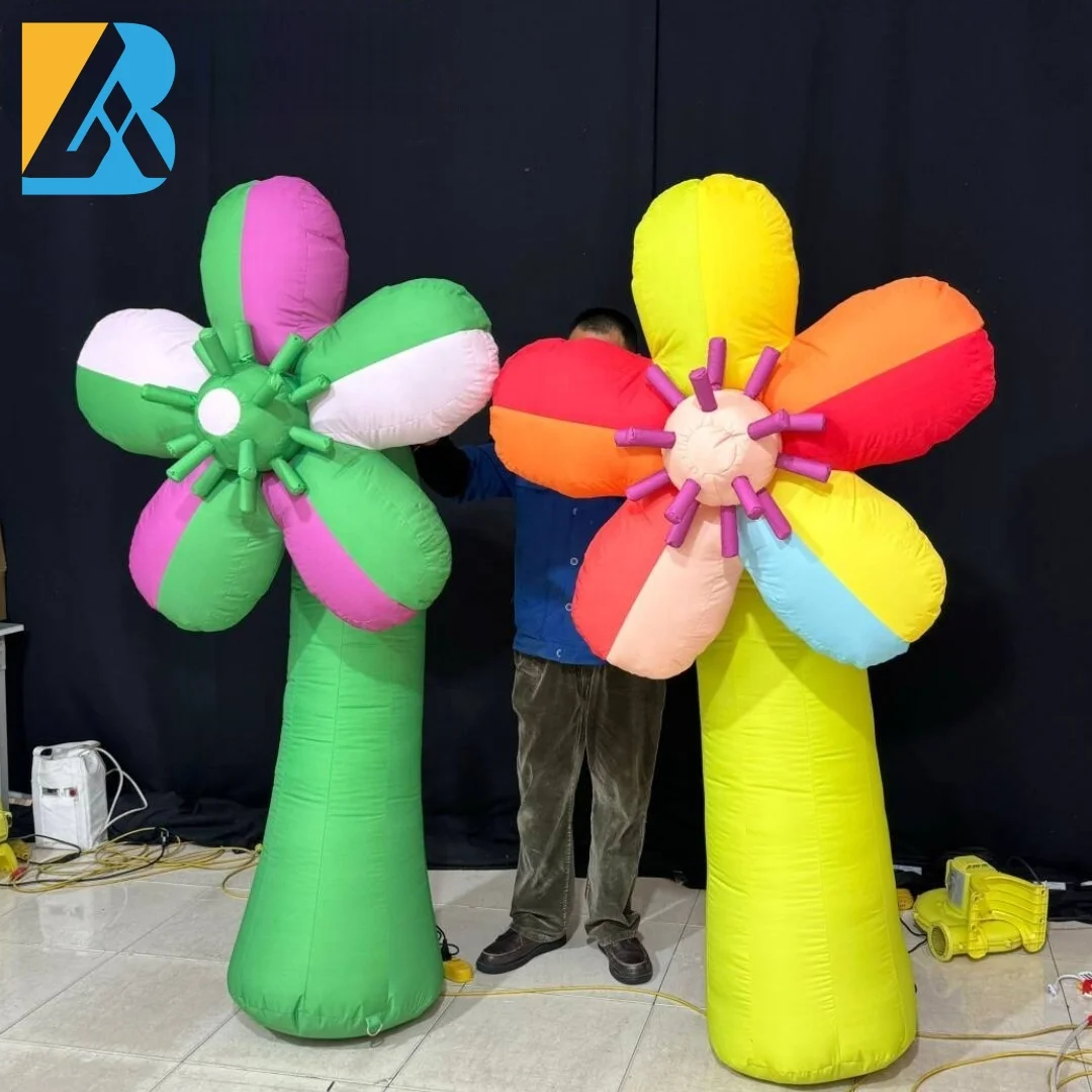 Custom Made Birthday Celebration Theme Large Blow up Flower for Banquet Decoration Toys